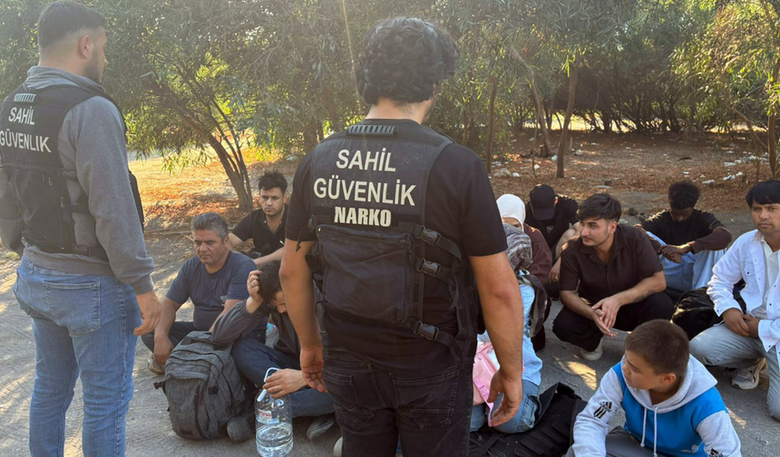 Dalaman’da düzensiz göçmen operasyonu: 18 kişi yakalandı