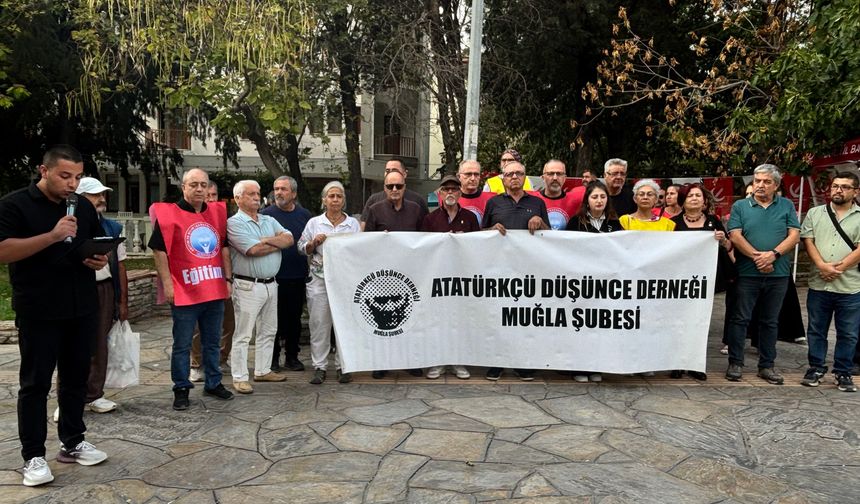 ADD Muğla’dan Atatürk büstüne saldırıya tepki