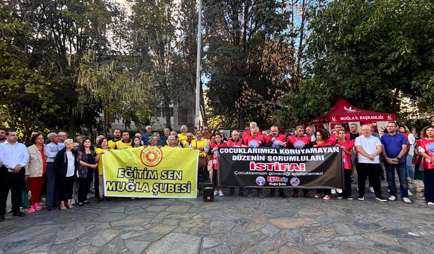 Muğla’da eğitimcilerden silahlı saldırıya tepki