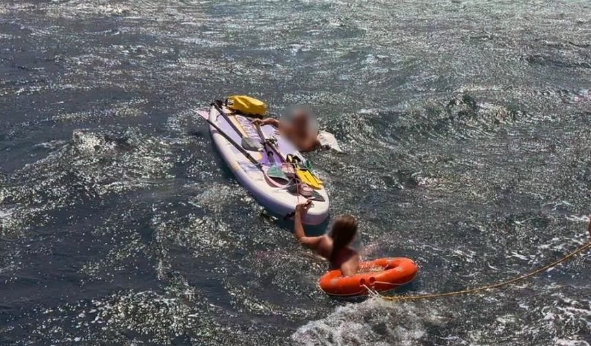 Datça açıklarında iki kurtarma operasyonu: 13 kişi kurtarıldı