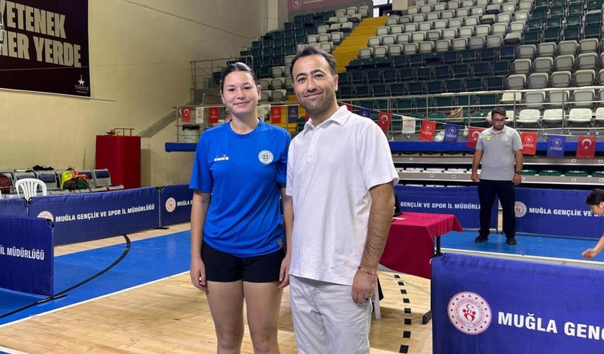 Milli sporcu Sıla Aleyna Çelebi Muğla için yarışıyor