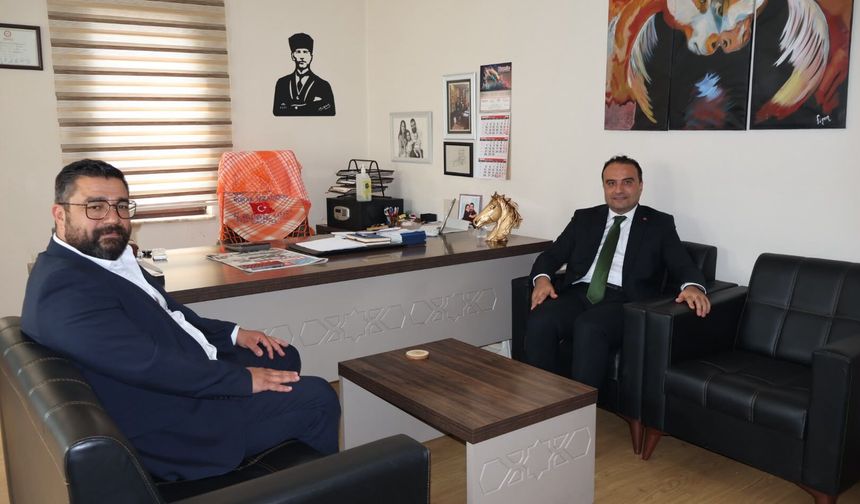 Kaymakam Budan’dan Hamle Medya Grubu’na ziyaret