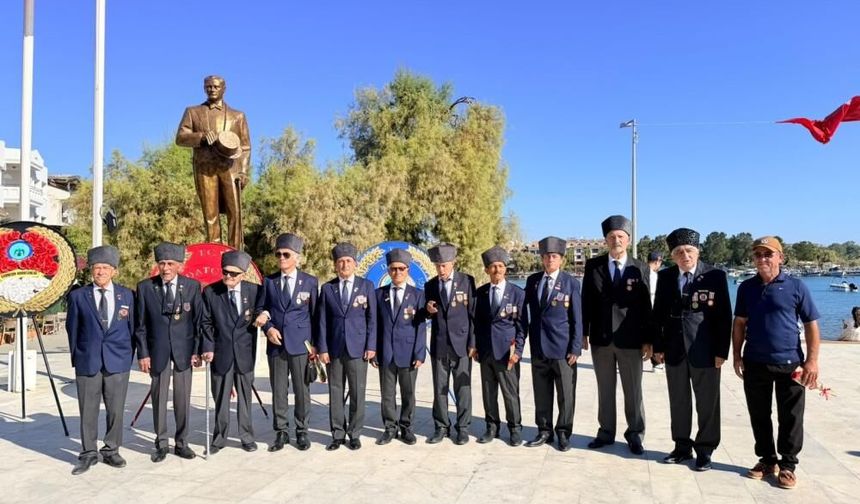 Datça’da Gaziler Günü töreni düzenlendi