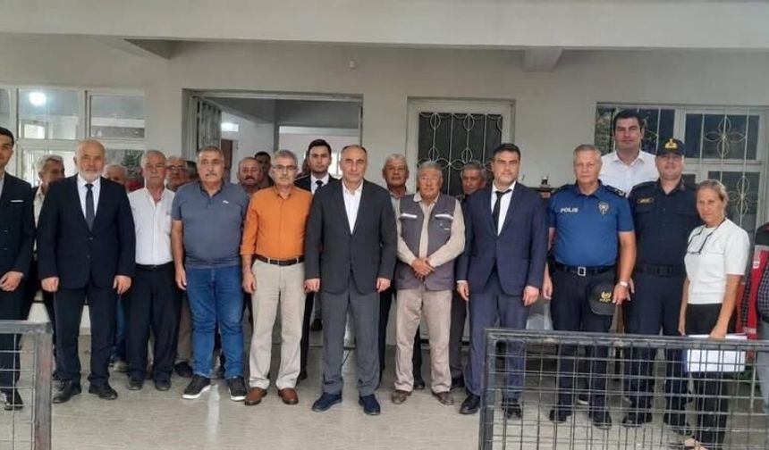 Kaymakam İlhan kırsal mahallelerde vatandaşları dinledi