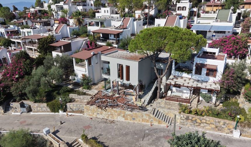 Bodrum’da kaçak yapılara geçit yok: 74 yapı yıkıldı