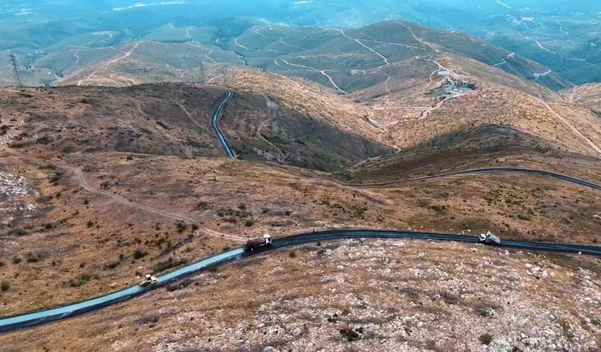 Kozağaç-Kavaklıdere yolunda 16 kilometrelik çalışma tamamlandı