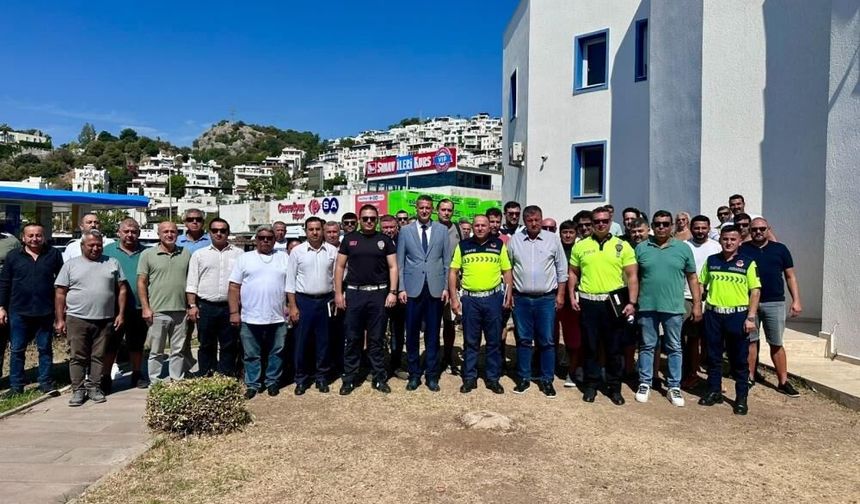 Bodrum’da okul servisi şoförlerine güvenlik uyarısı