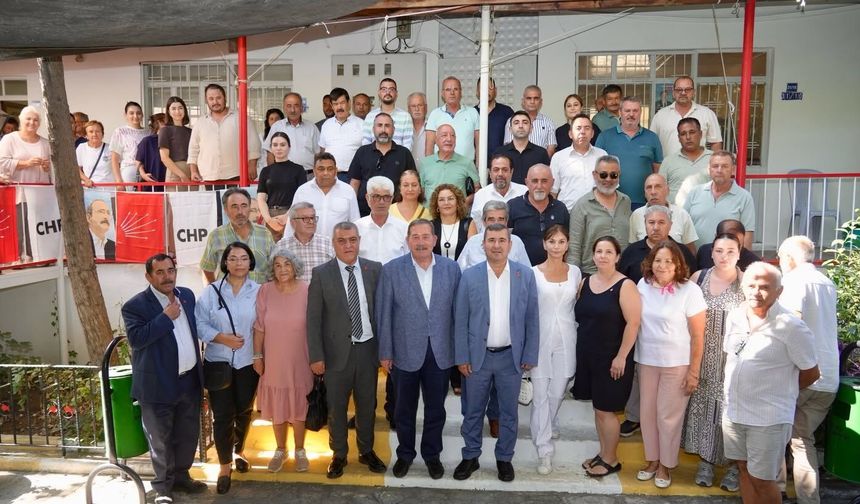 Karahan ve Topuz, CHP Milas örgütüyle bir araya geldi