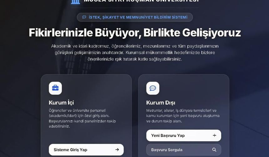 MSKÜ’nün bildirim sistemi kurum dışına da açıldı