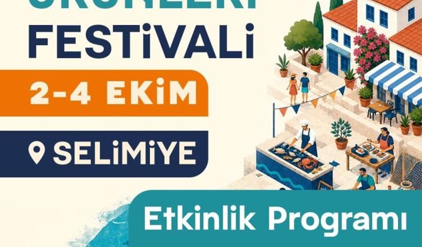 Selimiye üç gün boyunca deniz ürünleri festivaline ev sahipliği yapacak