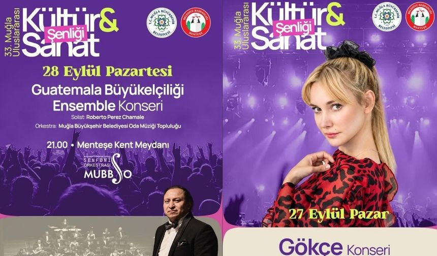 33. Muğla Uluslararası Kültür ve Sanat Şenliği konserlerle devam edecek