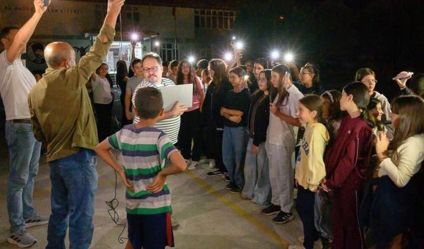Köye bilim ve teknoloji götürdüler