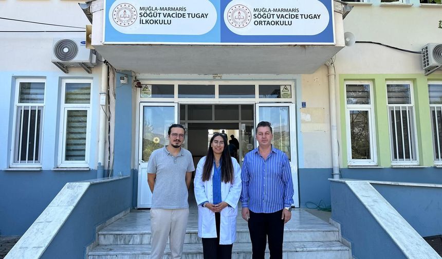Marmaris'te kırsaldaki okullara eğitim desteği