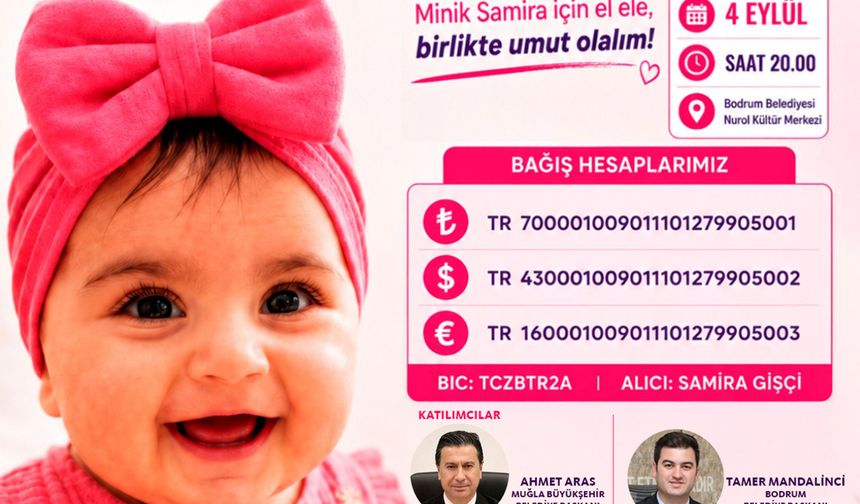 Bodrum minik Samira için tek yürek olacak