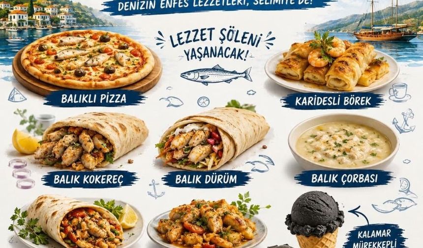 Marmaris’te deniz ürünleri sıra dışı tatlara dönüşecek