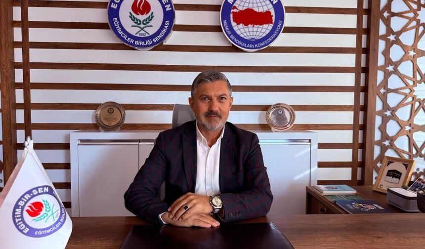 Eğitim-Bir-Sen Muğla Şube Başkanı Uçak’tan yeni eğitim yılı mesajı