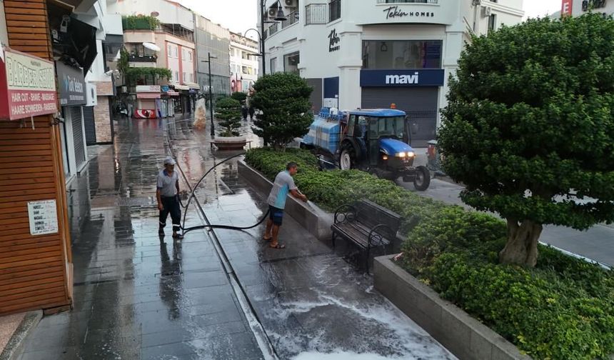 Marmaris Sevgi Yolu’nda temizlik çalışması