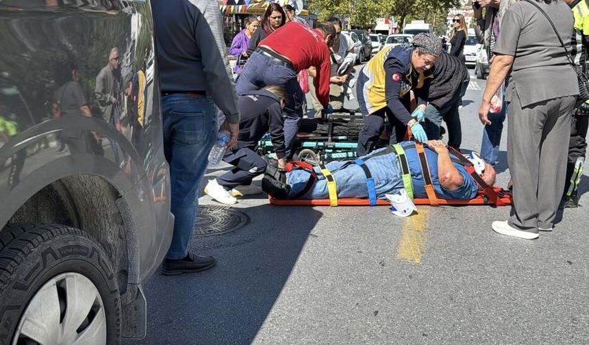 Menteşe'de geri manevra yapan araç yaşlı adama çarptı