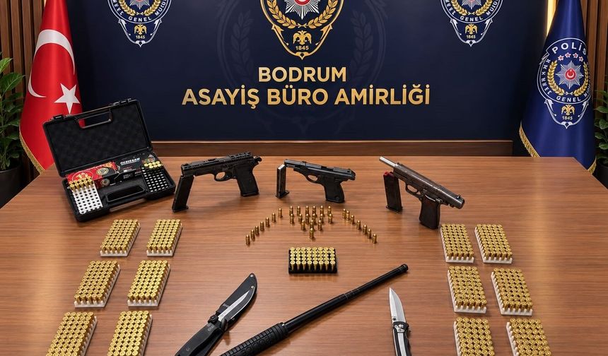 Bodrum’da silah sesleri ihbarı: 2 şüpheli gözaltında