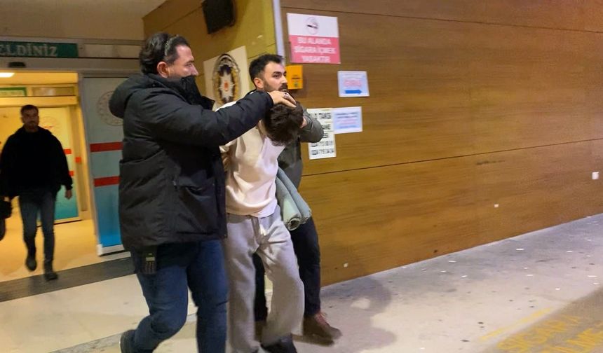 Yaraladığı arkadaşlarının durumunu öğrenmeye gidince yakalandı