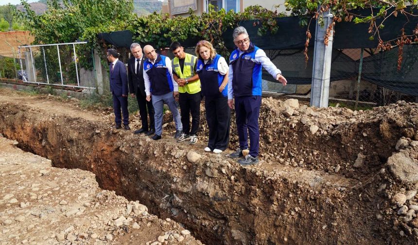 Fethiye'de 3 mahallede 9 bin 600 metrelik altyapı çalışması