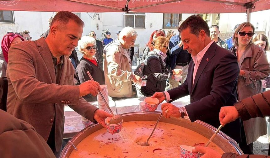 Muğla’da 40 kilo tarhanayla 2 bin kişiye çorba ikramı