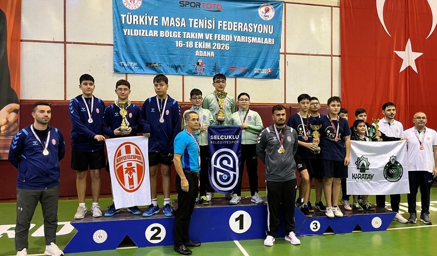 Köyceğizli Mustafa Yıldırım masa tenisinde bölge şampiyonu