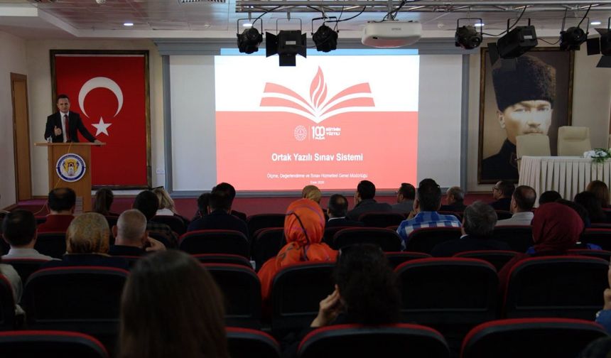 Muğla’da ortak yazılı sınavların uygulama esasları ele alındı