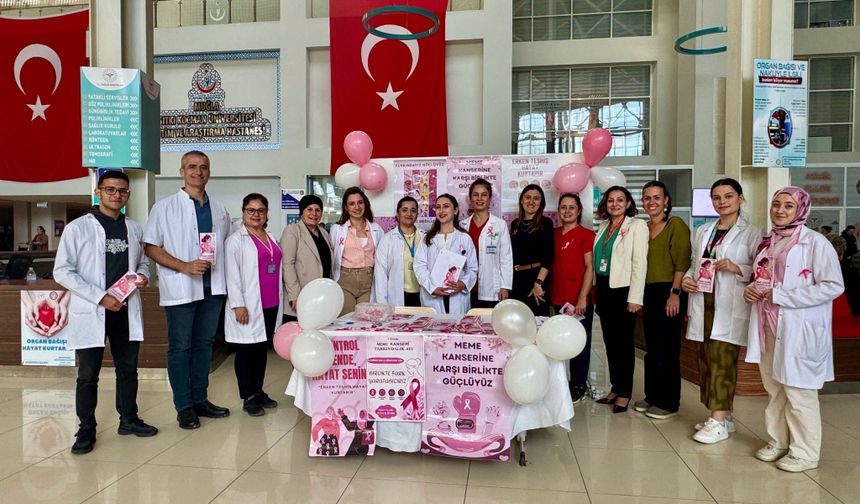 Muğla’da hastanede pembe kurdeleyle erken tanı çağrısı
