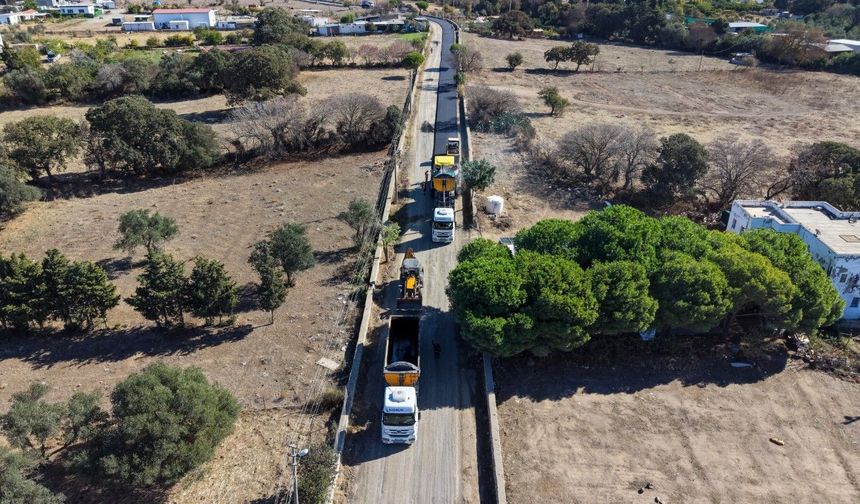 Bodrum’da beş mahallede yol yenileme çalışması