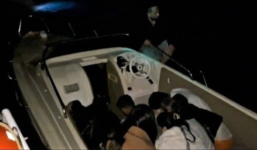 Bodrum açıklarında 15 göçmen ve 2 şüpheli yakalandı