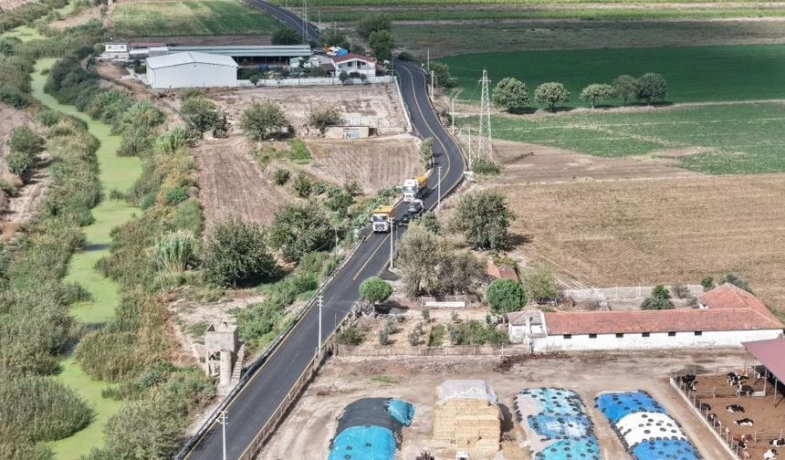 Milas’ta 5 bin 850 metrelik yol yenilendi