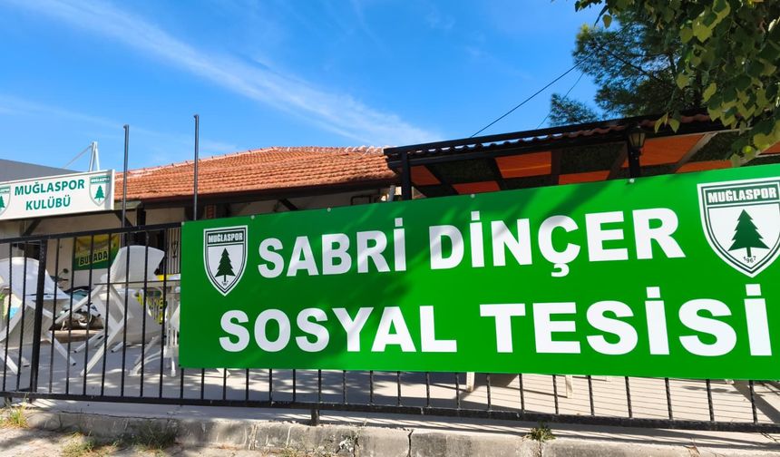 Muğlaspor Akademi Tesisleri’ne Sabri Dinçer’in adı verildi
