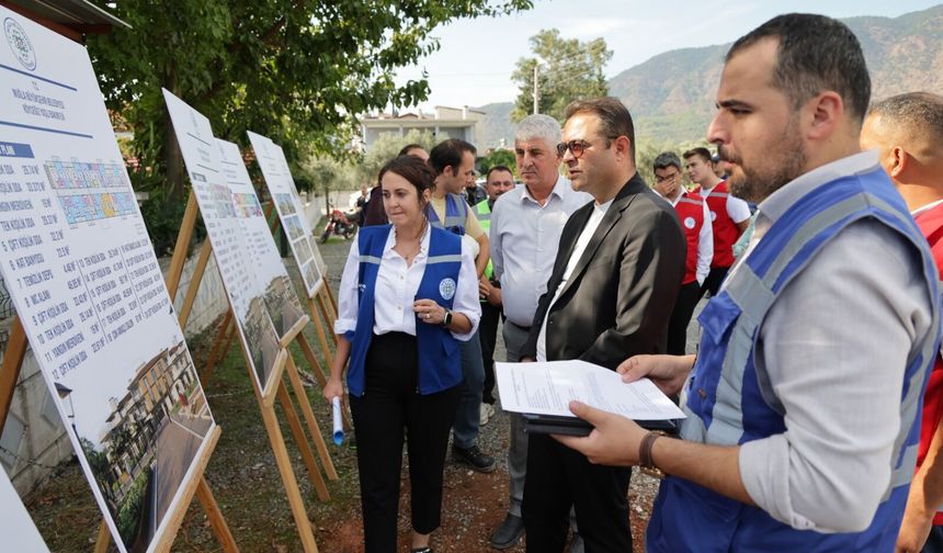 Köyceğiz’de bakımevi projeleri ve yol yatırımları incelendi