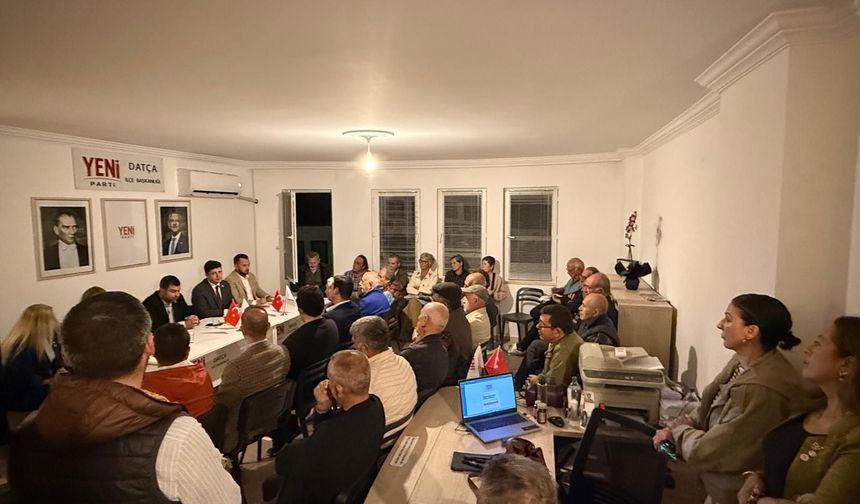 YENİ Parti İl Başkanı Nail Kızıl, Datça’dan destek istedi