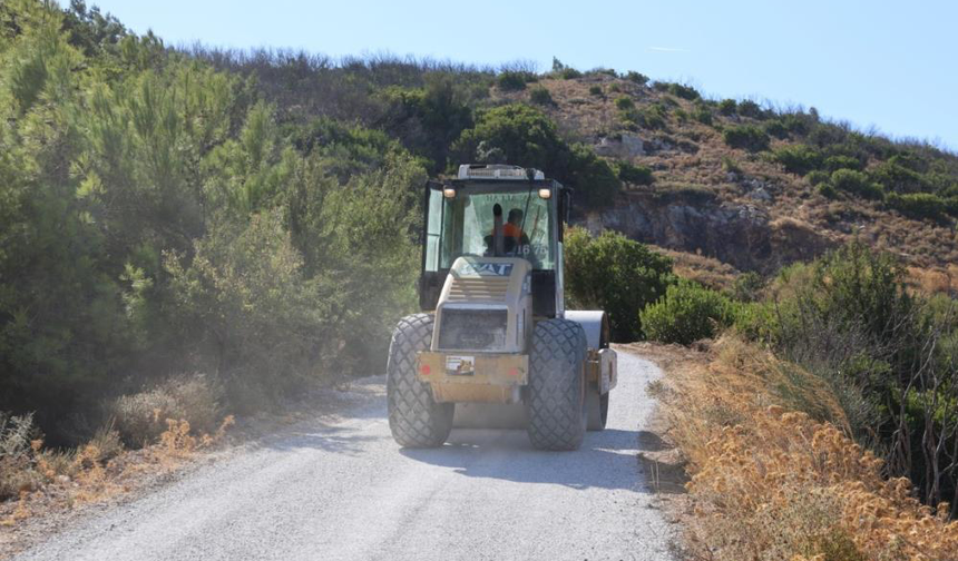 Bodrum’da 59 güzergahta yaklaşık 298 bin metrekare yol kaplandı