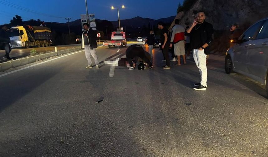 Bodrum’da motosikletin çarptığı yaya hayatını kaybetti