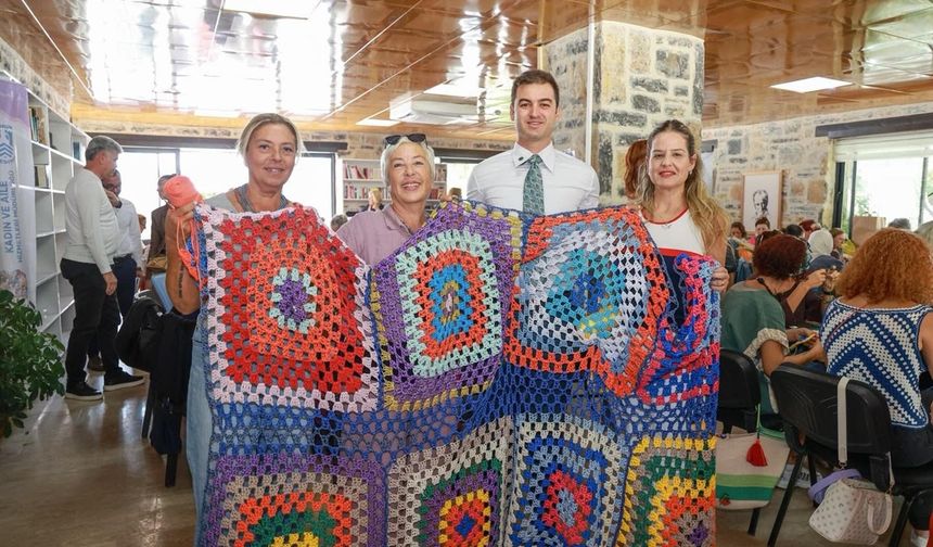 Bodrumlu kadınların ördüğü 1.400 motif sokaklara gölge olacak