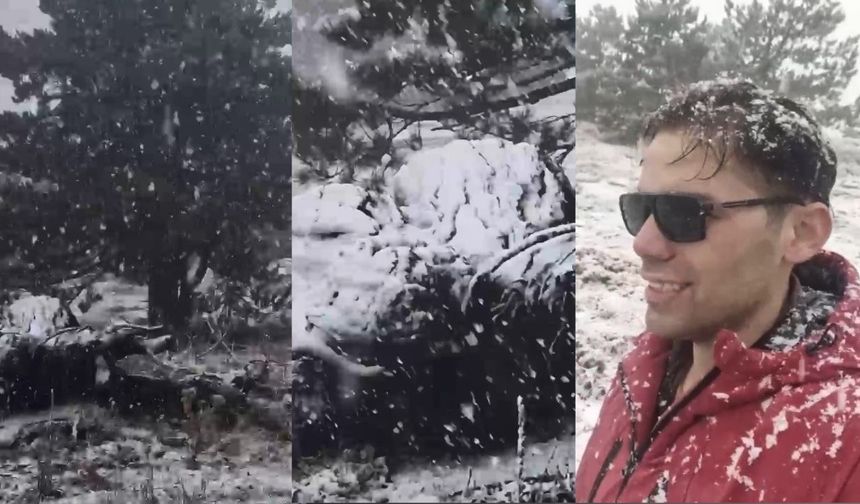 Muğla’ya sezonun ilk karı yağdı: Yüksek kesimler beyaza büründü