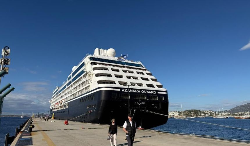Azamara Onward, 664 yolcusuyla Bodrum’a geldi
