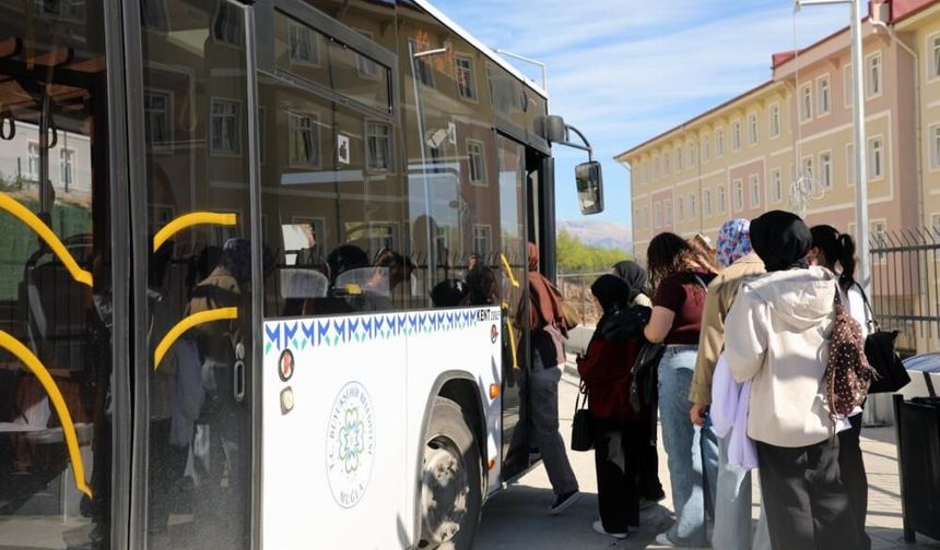Kötekli’de öğrencilere ulaşım kolaylığı: Seferler 23.00’e kadar