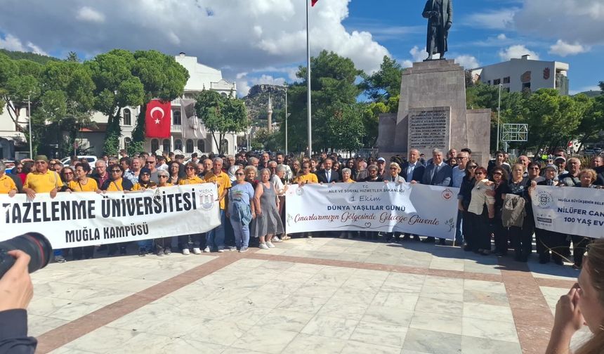 Muğla’da Dünya Yaşlılar Günü 100 Yaş Evi’nde kutlandı