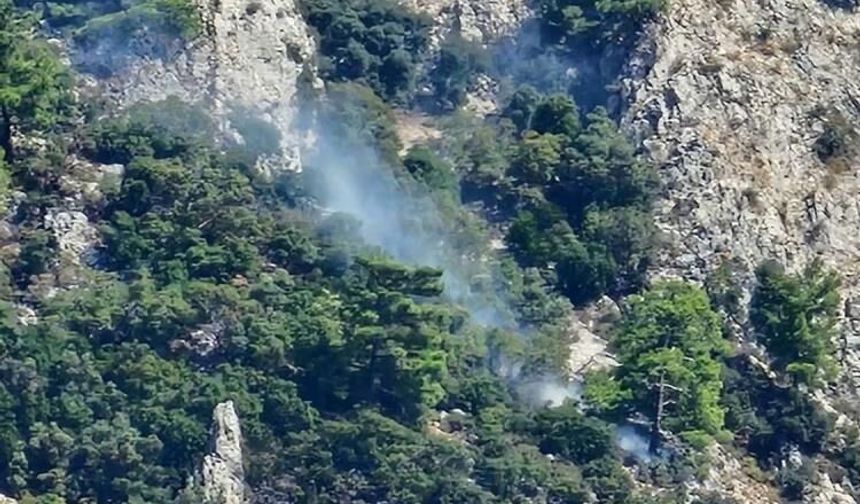 Ula Sakar’da makilik yangını büyümeden söndürüldü