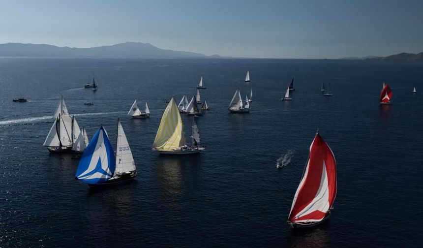 Bodrum’da 90 tekne ve bin yelkenciyle yarış başladı