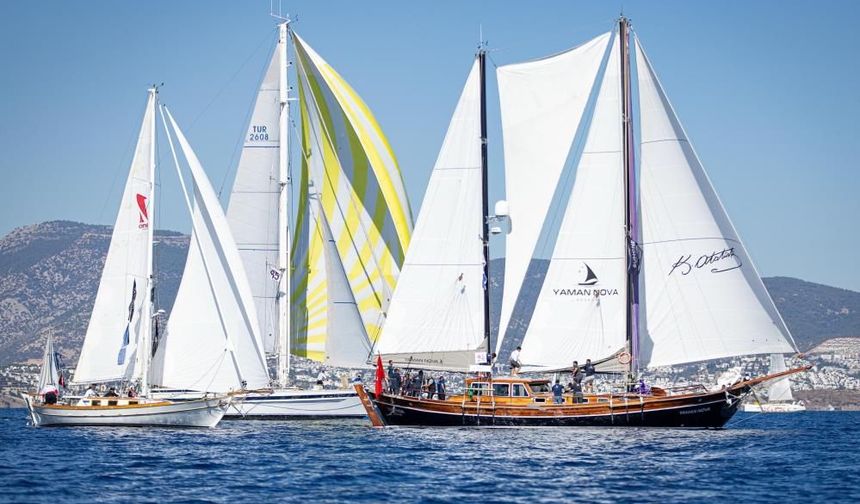 The Bodrum Cup’ta 90 tekne Knidos için yelken açtı
