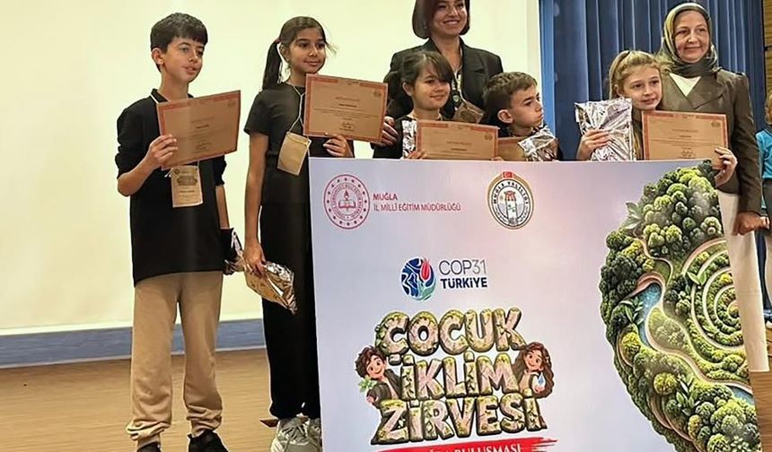 Muğla’da öğrencilerden iklim için günlük yaşam önerileri