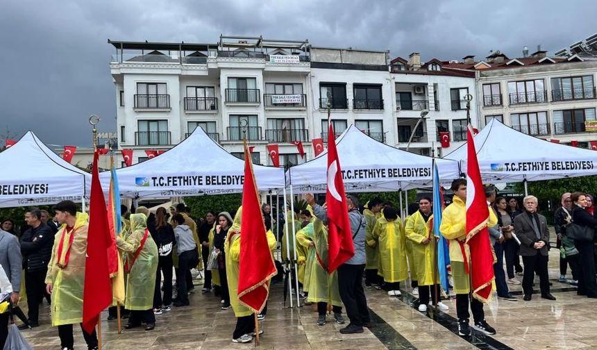 Fethiye’de Cumhuriyet’in 103. yılı kutlamaları başladı