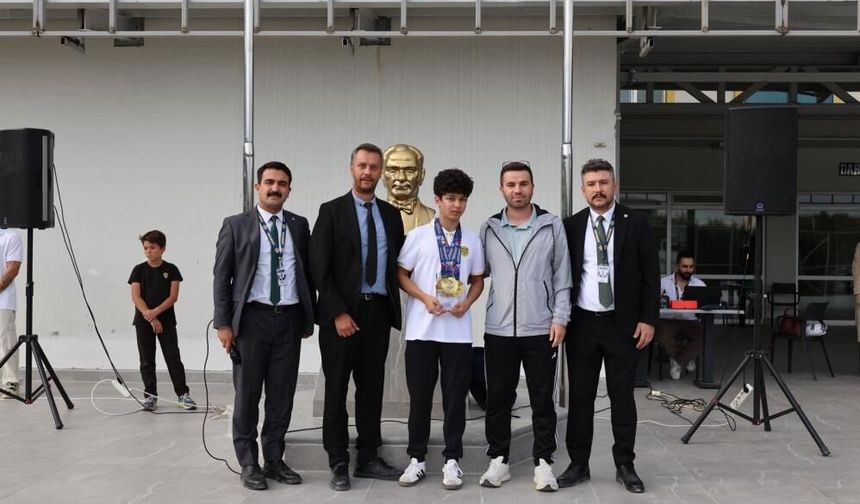 Muğlalı Rüzgar Alp Avrupa’da 4 altın madalya kazandı
