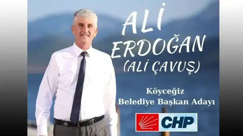 <p>Uzun yıllar CHP'de görev alan Ali Erdoğan, CHP Parti Meclisi tarafından Köyceğiz Belediye Başkan Adayı olarak belirlendi.</p>