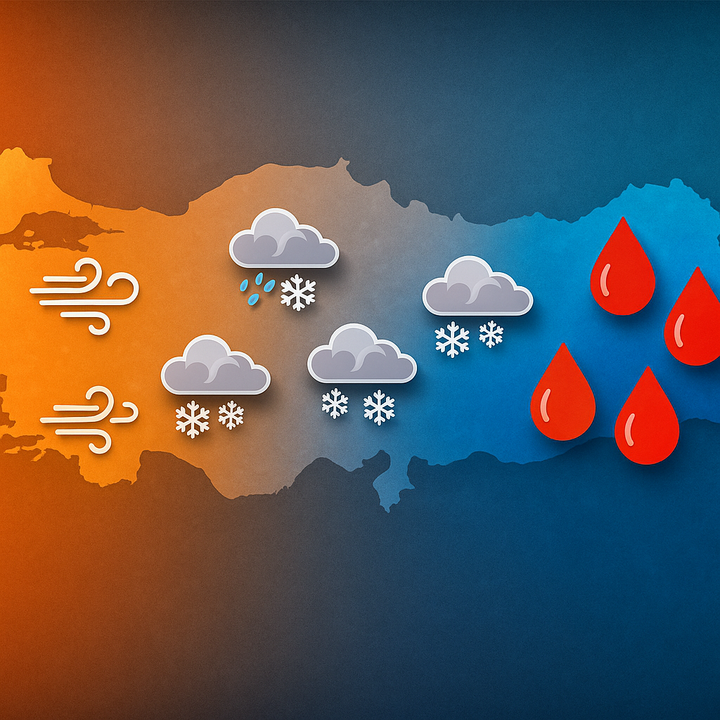 <p>Az bulutlu, zamanla çok bulutlu. Öğleden sonra Gaziantep ve Kilis çevrelerinde yerel sağanaklar görülecek.</p>
<p>Gaziantep: 24°C<br />Diyarbakır: 22°C<br />Siirt: 24°C<br />Mardin: 23°C</p>